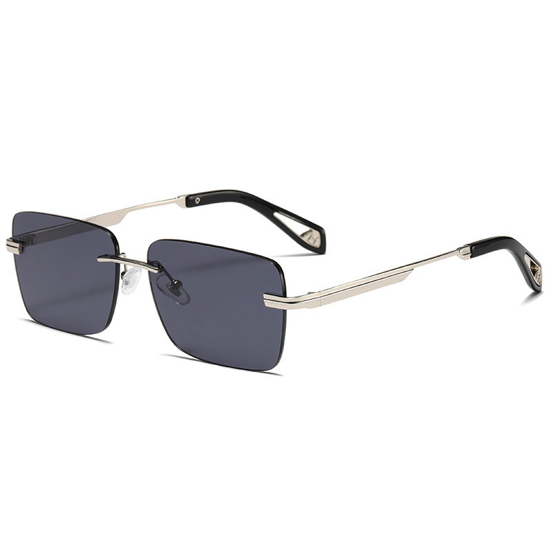 Frameless Square Sunglasses Retro For Men And Women