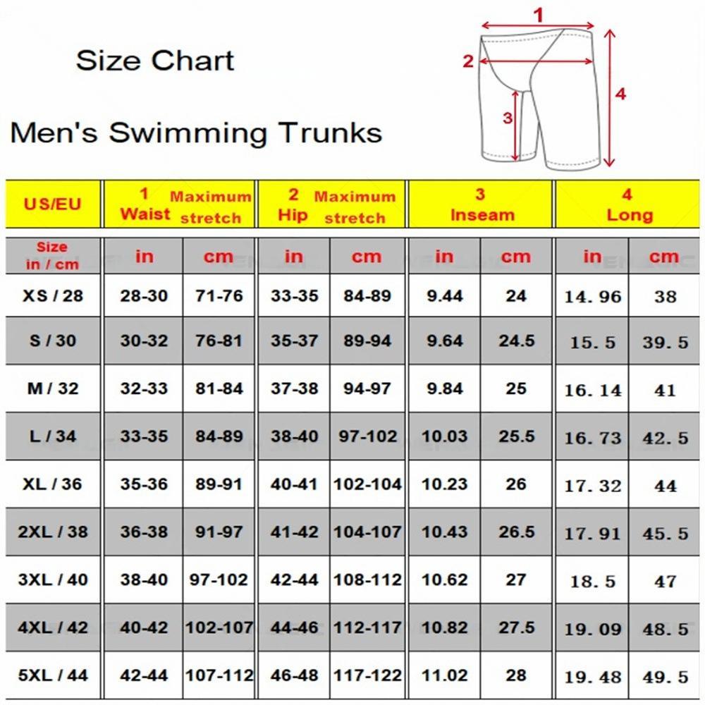 Men's Fashion Comfortable Lycra Breathable Swimming Pants