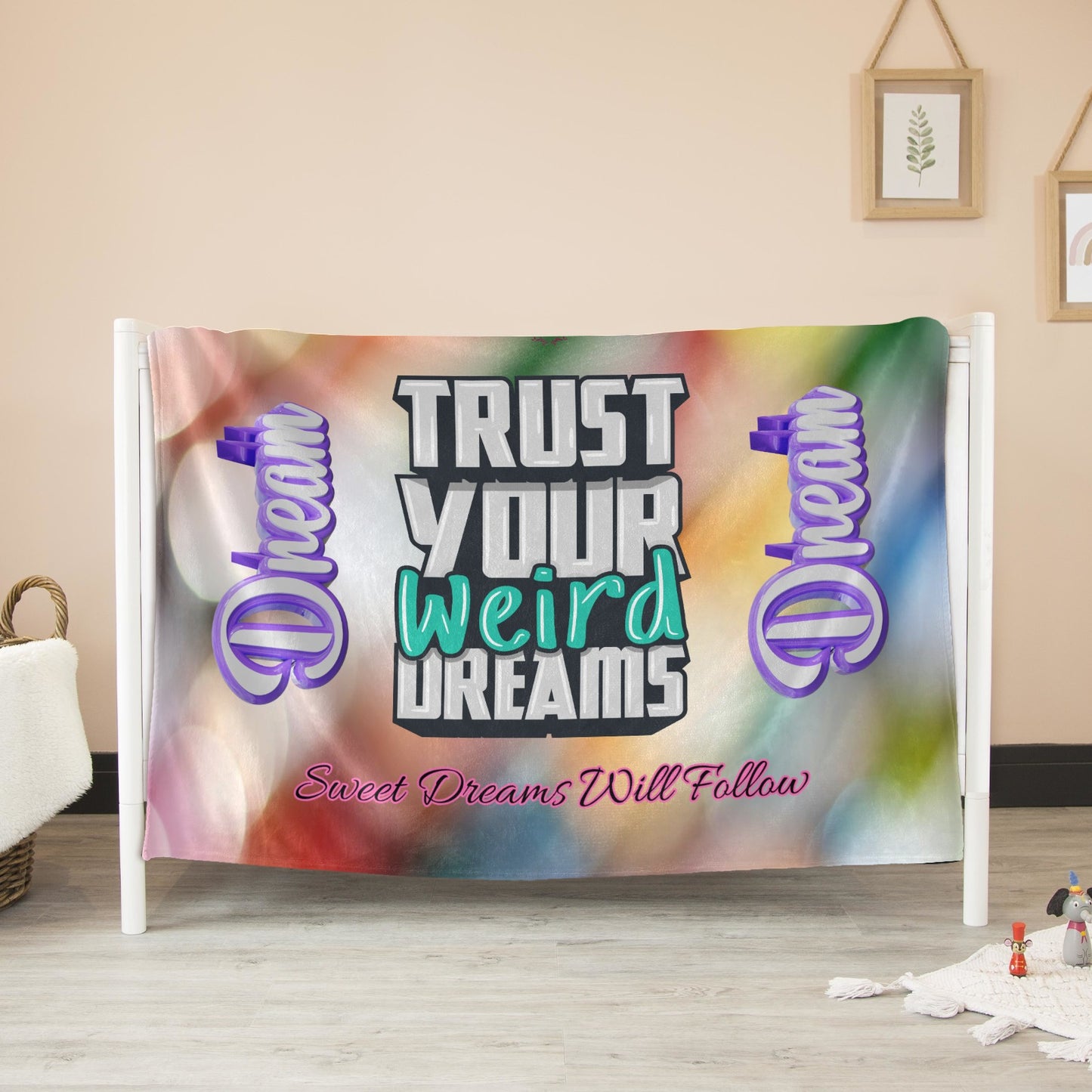 CWS Cozy Blankets  "Trust Your Dreams" Ultra-Soft Micro Fleece Blanket 50*40(Made In Queens USA ) by Cozy Winter Store