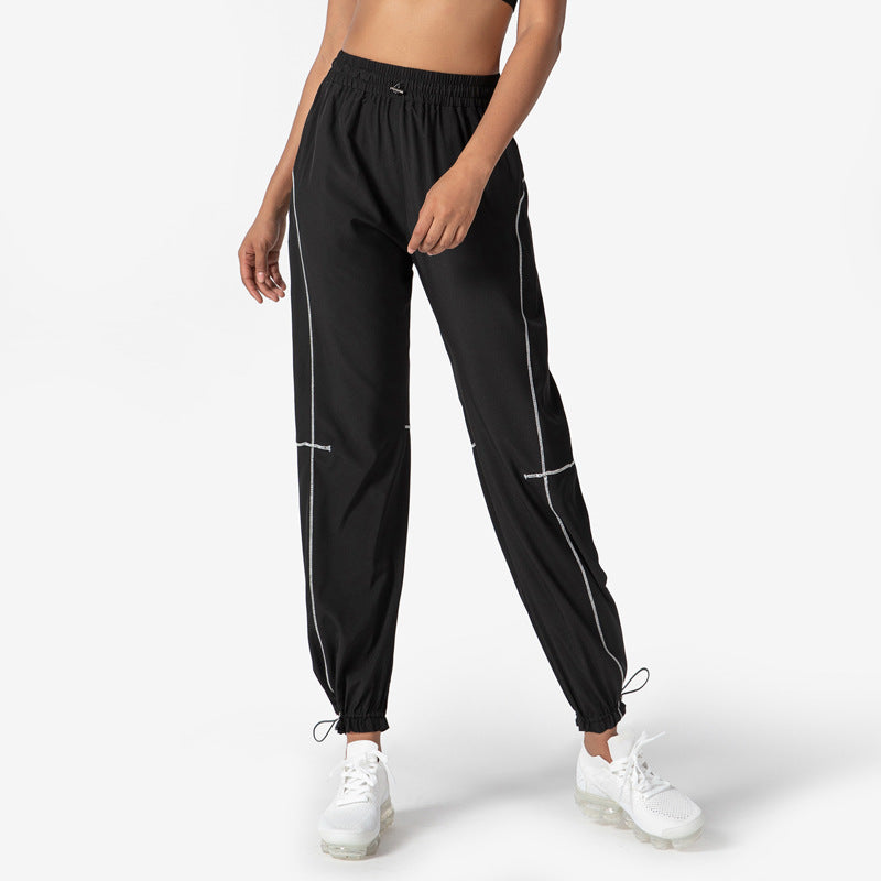 Sports Pants Female Loose Tappered Running Trousers