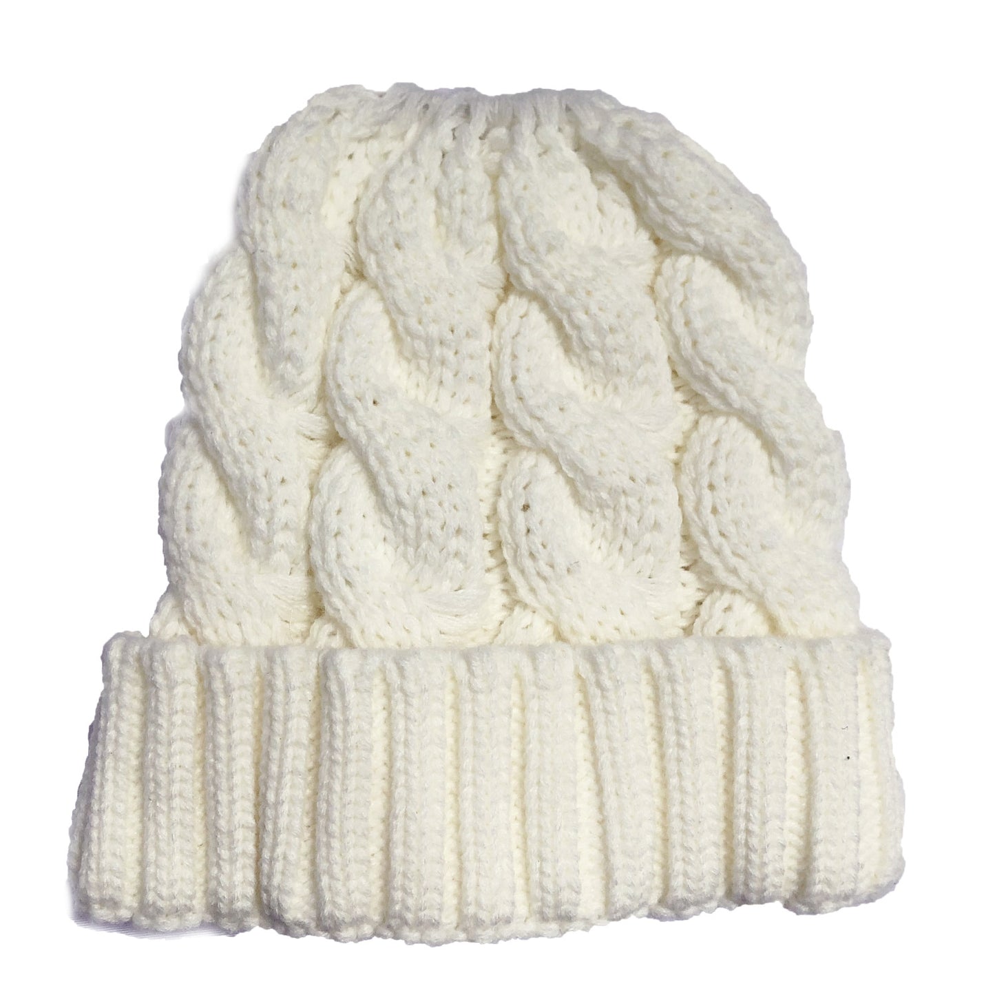 Trendy Curled Monochrome Wool Thermal Hat