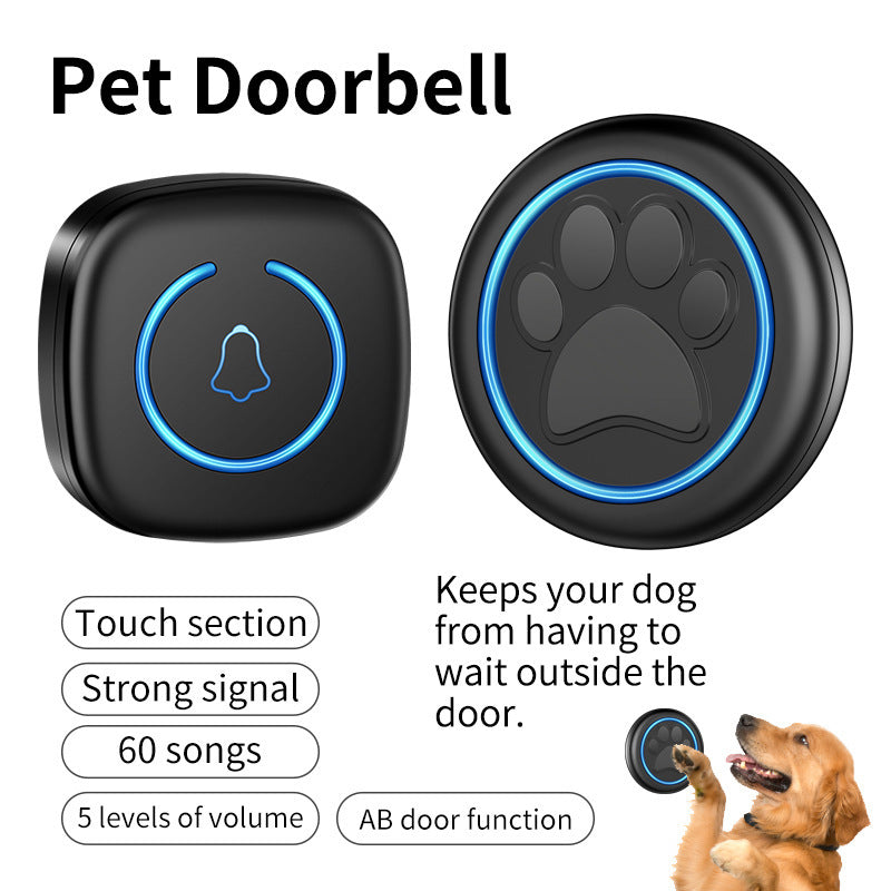 Pet Dog Door Touch Bell Waterproof One To One