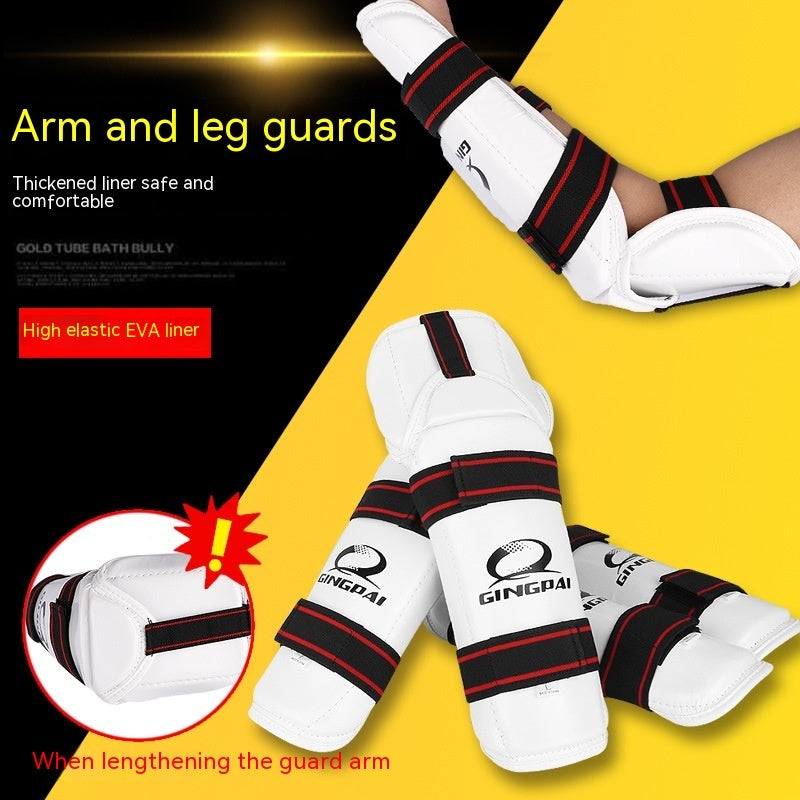 Taekwondo Leggings And Armband Combination Protective Gear