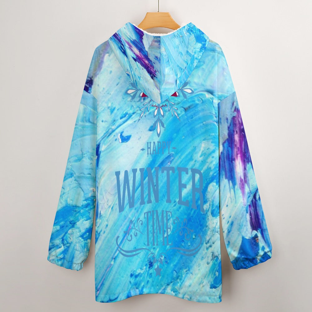 CWS Cozy Vibe Women's Adult Hooded Blanket Shirt By  Cozy Winter Store