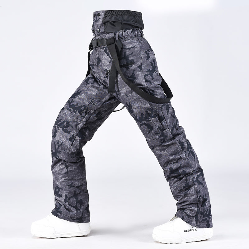 Men's And Women's South Korea Windproof Waterproof And Hard-wearing Breathable Fashion Ski Pants