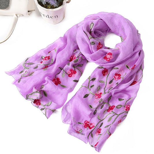 Ladies Silk Scarf Shawl