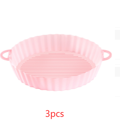 Air Fryer Tray Silicone Kitchen Supplies AirFryer Silicone Pot Grill Pan Accessories Disposable Paper Liner