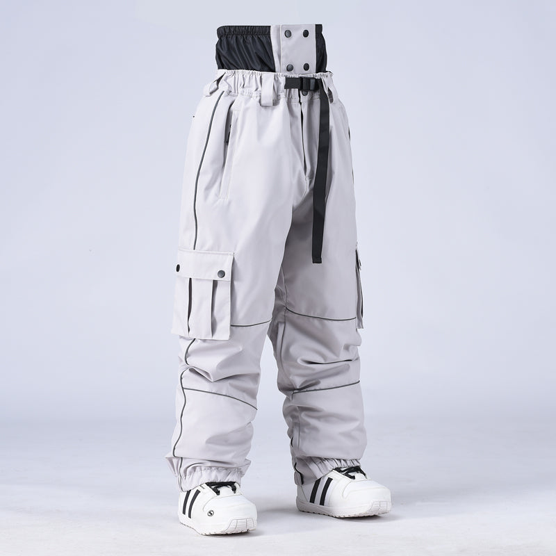 Men's And Women's South Korea Windproof Waterproof And Hard-wearing Breathable Fashion Ski Pants