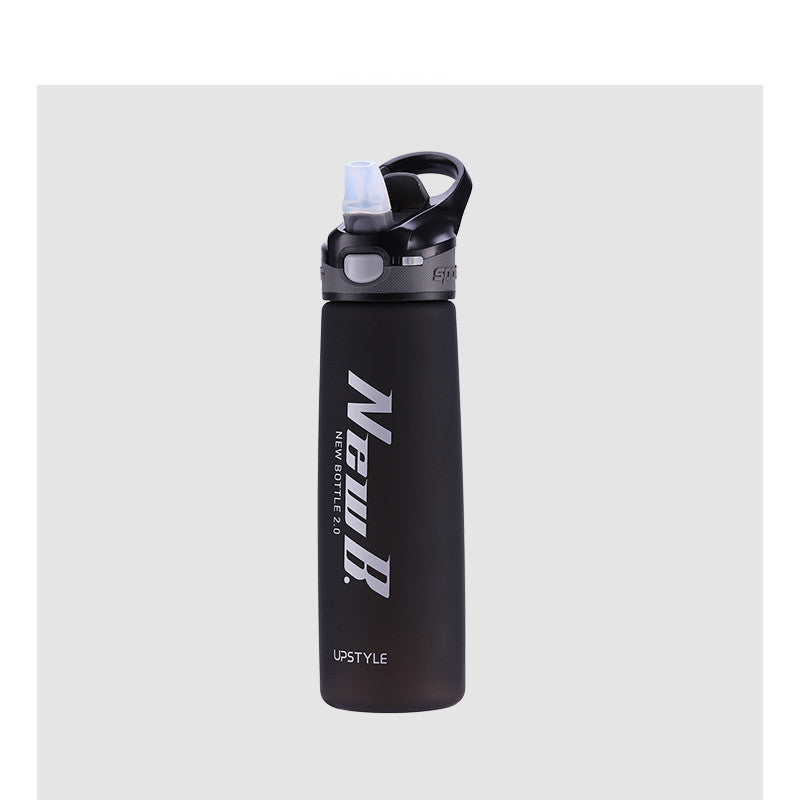 Large Capacity Fitness Straw Water Bottle