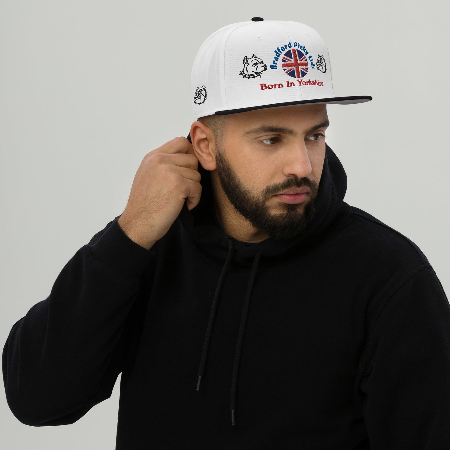 CWS Bradford Peaky Lids „Born in Yorkshire“ Snapback-Mütze von Cozy Winter Store