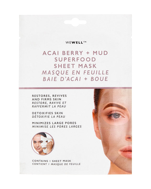 ACAI BERRY SUPERFOOD MUD SHEET MASK BOX